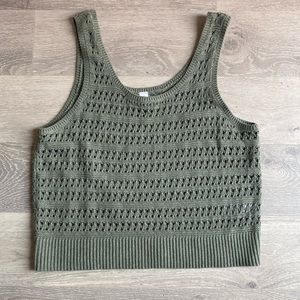 Old Navy green Knit Tank XL